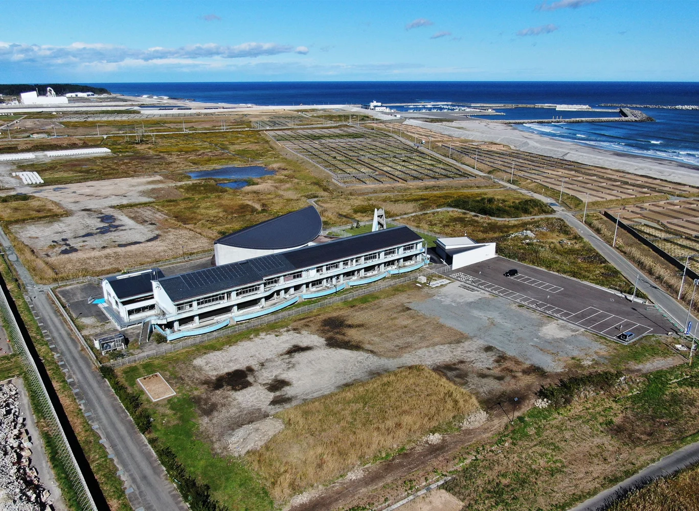 震災遺構・浪江町立請戸小学校紹介用イラスト(実景写真ではありません)
